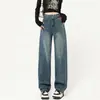 Jeans de tiro alto de pierna recta para mujer, nuevo estilo primavera y otoño 2026, para figuras petite, holgados, adelgazantes, retro, versión estrecha, pantalones de pierna ancha