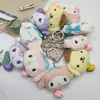 Colgante de Muñeca de Dibujos Animados, Joyería de Muñeca de Bola de Pelo, Llavero Colgante de Muñeca de Peluche DIY, Colgante de Peluche para Bolso