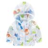 Ropa de Protección Solar de Verano para Niños, Ropa de Protección Solar para Bebés, Ropa Transpirable y Ligera para Exteriores con Aire Acondicionado, Chaqueta con Capucha, Ropa para la Piel para Niños