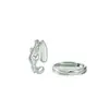 Anillo de Plata para Pareja con Flor de Begonia Anillo de Diseño Nicho para Pareja Femenino Masculino Regalo de Aniversario Cumpleaños para Novia