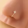 Aros de Nariz Ecológicos, Clips para Orejas, Aretes sin Perforación, Brazaletes para Orejas Únicos, Aretes de Presión, Aretes Coreanos de Moda Callejera Geniales, Simples