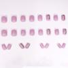Estilo simple blanco estilo francés europeo y americano flor fresca pintada hojas flor pequeña uso uña acabado pegatinas de uñas postizas