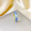 Anillo Ladrillo de Diseño Nicho de Alta Gama Lujo Accesible para Mujer Moda Europea y Americana Creativo Zirconia Chapado en Oro Anillo Abierto Ajustable