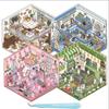 Serie Senyou paisajismo 3d cabaña almacenamiento paisajismo pegatinas escena en miniatura mascota cuenta de mano transfronterizo paisajismo enciclopedia diy