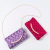 Nuevo Bolso de Cena Transfronterizo, Bolso de Noche Versátil para Vestido Color Champán, Exquisito Bolso Nupcial Plisado, Bolso Clutch, Bolso Cheongsam