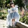 Vestido de niña, vestido de tutú, vestido de princesa, vestido Lolita Frozen Elsa para niños, disfraz de actuación