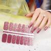 Fornecimento de fábrica em estoque Esmalte Esmalte material mágico cor unha adesivo completo filme esmalte adesivo esmalte