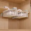 Cesta organizadora retrátil para meias caixa de armazenamento caixa para roupas íntimas prateleira inferior de guarda-roupa gaveta cesta suspensa