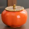 Bote de Té de Cerámica de Caqui, Bote de Que Todo Salga Bien, Bote para Dulces de Boda, Venta al por Mayor de Pequeños Regalos de Boda