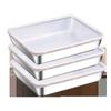Caja de acero inoxidable para mantener la frescura, refrigerador, caja de almacenamiento de alimentos, plato cuadrado, caja cuadrada para albóndigas, caja para verduras de camping, caja de picnic, bandeja