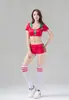 Bebé de Fútbol Atuendo de Animadora Sesión de Fotos Ropa Club Nocturno Europeo y Americano Uniforme de Fútbol Jersey para Mujer Atuendo de Bar Ds