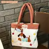 Bolsa Bordada Versátil para o Dia a Dia Moda Nicho Bolsa de Ombro Tote Grande Capacidade Bolsa de Mão Feminina