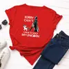 Camiseta de Manga Curta Unissex de Verão Pet Street Unicórnio