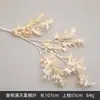 Serie de Flores de Tira Color Champán Seda Artificial de Boda Niebla Phalaenopsis Arco de Salón de Bodas Ramo de Decoración Falsa Dropshipping