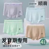 Roupa íntima para Adolescentes Período de Desenvolvimento Masculino 12-16 Tipo Algodão Puro Algodão Crianças Menino Grande Cueca Boxer Alunos do Ensino Fundamental