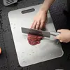 Casa Aço Inoxidável Antibacteriano Anti-mofo Tábua de Corte Desodorizante Cozinha Espessada Rolo de Massa Tábua de Corte Tábua de Corte Dupla Face Atacado