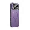 Funda para iPhone 17 Promax Adecuada con Ventana Grande y Película para Lente, Funda Protectora Magnética Anti-Caídas de PC para Apple 16