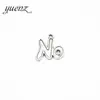 YuenZ Accesorios para joyería DIY Colgante de aleación con letra SÍ/NO Colgante pequeño de aleación retro S105