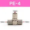 Accesorios de Conexión Rápida Neumáticos Miniatura de Barbilla PC4-M3 M4 PL6-M5 Rosca de Manguera de Aire Recto Codo