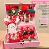 Set de Regalo Caja de Accesorios para el Cabello Infantil, Pinzas para el Cabello Estilo Princesa para Niñas, Gomas para el Cabello, Adornos para la Cabeza Lindos de Dibujos Animados, Regalo de Cumpleaños, Estilo de Alta Gama