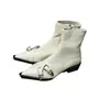 Diseño Botas de Mujer 2026 Versátiles Estilo Europeo y Americano Puntiagudas Nuevo Sentido Botas de Moda Primavera y Otoño Hebilla Doble Para Viajar con Tela de Moda