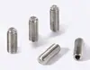 Tornillos de máquina de acero inoxidable 304 DIN916 con extremo cóncavo, británicos y americanos, tornillos prisioneros de hexágono interior, tornillos 2 # ~1/2