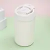 Copo Térmico Aço Inoxidável 304 Transfronteiriço Portátil ao Ar Livre Copo Térmico de Mão Mini Cor Macaron Copo de Bolso Dupla Utilização