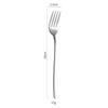 Cuchara de Acero Inoxidable 304, Set de Cuchillo, Cuchara y Tenedor de Estilo Coreano Creativo de Moda para Uso en Casa y Hotel, Vajilla Occidental, Cuchara para Sopa, Múltiples Especificaciones, Tenedor