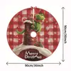 Artículos más vendidos transfronterizos: Falda para Árbol de Navidad, Hombre de Jengibre, Accesorios de Decoración para Fiesta de Escena de Año Nuevo, Decoraciones, Venta Directa del Fabricante