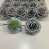 Suministros del Fabricante Cabezas de Flores de Espuma de Polietileno Teñidas, Rosas de Gradiente de Alta Simulación, Arco para el Día de San Valentín, Materiales Florales para Sostener en la Mano