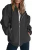 Comercio Exterior Transfronterizo Amazon Aliexpress Sudadera con Capucha Chaqueta Sudadera Casual con Cordón Cremallera Sudadera con Capucha con Bolsillo