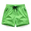 Shorts Masculinos de Verão Casuais para Corrida Secagem Rápida Finos Esportivos Respiráveis Soltos Seda de Gelo Calças Três Quartos Calças de Praia