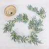 Folhas de Salgueiro e Cipós Simulados para Decoração de Casamento, Decoração de Teto, Folhas de Salgueiro e Folhas Verdes, Atacado do Fabricante, Alta Simulação