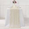 Camino de Mesa de Queso Nuevo de Venta Caliente Transfronterizo Tela Plisada Estilo Bohemio Mantel de Voile Decoración para Fiesta de Bodas