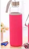 Vaso de agua de vidrio de 500 ml resistente al calor vaso casual vaso publicitario taza de té para mujer taza de estudiante taza deportiva para parejas