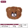 Parche Bordado de Oso de Dibujos Animados, Parche Bordado de Oso para Toalla, Etiqueta Bordada 3D, Etiqueta Bordada Personalizada, Parche Bordado Hecho a Medida