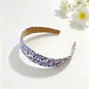 Diadema Simple a Cuadros Florales Retro Estilo Coreano, Diadema Estilo Francés, Accesorio Versátil para el Cabello para Exteriores, Accesorio para el Cabello Súper de Hada para Mujeres