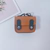 Temu Transfronterizo Adecuado para Bolsa de Auriculares Bluetooth Apple Combinación de Colores Mochila Pequeña Billetera Mini Llavero Colgante para Coche