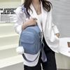Mochila Feminina Estilo Coreano 2022 Nova Chegada Mochila Pequena All-match Mochila Feminina de Couro Macio Mochila Escolar de Grande Capacidade Bolsa de Viagem para Mulheres