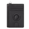 Bolsa para tarjetas de cuero caliente para comercio exterior RFID para hombre, primera capa de piel de vaca, hebilla de protección para seguimiento AirTag, juego de tarjetas al por mayor