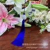 Un colgante de abanico antiguo con borla accesorios hanfu colgante de flauta abanico colgante hanfu retro colgante de loto de jade blanco