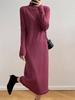 Vestido largo hasta la rodilla para mujer, otoño e invierno 2023, nuevo estilo coreano, holgado, con abrigo interior a juego, suéter