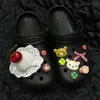 Zapatos de Cueva de Oso Marrón Blanco Lindos Accesorios Hebilla de Zapato de Dopamina Pastel de Cereza Hebilla Decorativa de Zapato Accesorios para Zapatos de Cueva