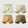 Cueca Boxer Dingmi Urso 100% Algodão Série de Cores Morandi, Classe A, Versátil, Não Aperta, Respirável, Absorvente de Suor, Antibacteriana, Macia e Amiga da Pele