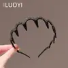 Diadema de Moda y Sencilla 2025 Nueva con Dientes, Diadema de Alta Corona de Lujo Ligero, Pasador para Lavarse la Cara, Accesorio para el Cabello para Exteriores