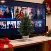 Artículos Populares Transfronterizos: Agujas de Pino Artificiales y Hojas de Ciprés, Plantas en Maceta de Mini Árbol de Navidad, Plantas en Maceta de Cedro, Artículos de Decoración para el Hogar y Comerciales