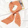 Bufanda para Mujer Invierno Tejida Larga Estilo Coreano Nuevo Estilo Coreano Estudiante Decorativa Geométrica Larga de Lana Pequeña Bufanda