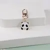 [Personalizado] Llavero Colgante Estilo Nacional Aleación Panda Bambú Goteo de Aceite Regalo Creativo para Estudiante Accesorios de Joyería