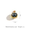 Acessórios de Corrente para Colar de Cristal Natural DIY Contas de Aço Inoxidável Brincos Versáteis da Moda Acessórios de Joias para Mulheres