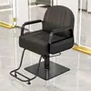 Silla de peluquería para barberías, silla de salón, silla de aseo, silla para cortar el pelo, ajustable y giratoria, reposabrazos de acero inoxidable, silla de barbero
